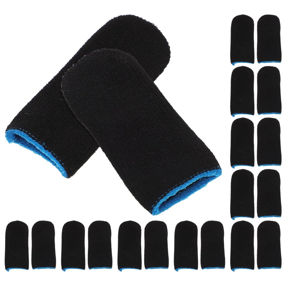 Gatuida Smartphone Thumb Protector 10 Pairs Game Finger Stall Non-Slip Carbon Fiber Controller Finger Covers Phone
