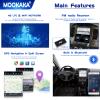 MOOKAKA Car Stereo Android 11 Carplay Android Auto,Radio Replacement Head Unit with WiFi LTE 4G GPS Navigation AM FM Radio SWC Car Radio Replacement Upgrade for Mitsubishi Lancer 2007-2017(4+64G) view 4