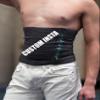 SG TRAINING FIT #1 Custom Text/Logo Sport Pro Wool Cotton Warming Belt Relieves Back Pain Supports Lumbar and Muscles Optimal Compression for Men and Women. (2, Black) view 4