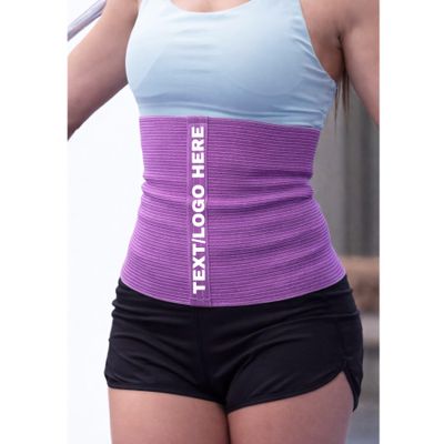 SG TRAINING FIT #1 Custom Text/Logo Sport Pro Wool Cotton Warming Belt Relieves Back Pain Supports Lumbar and Muscles Optimal Compression for Men and Women. (1, Purple)