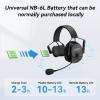 cametv Kuminik8 1.9GHz Wireless Intercom Headset System Noise Cancellation Zero Latency Full Duplex 5 Person Team Communication with Hardcase for Church Boating TV Film Production Drone view 4