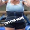 SG TRAINING FIT #1 Custom Text/Logo Sport Pro Wool Cotton Warming Belt Relieves Back Pain Supports Lumbar and Muscles Optimal Compression for Men and Women. (1, Black) view 2