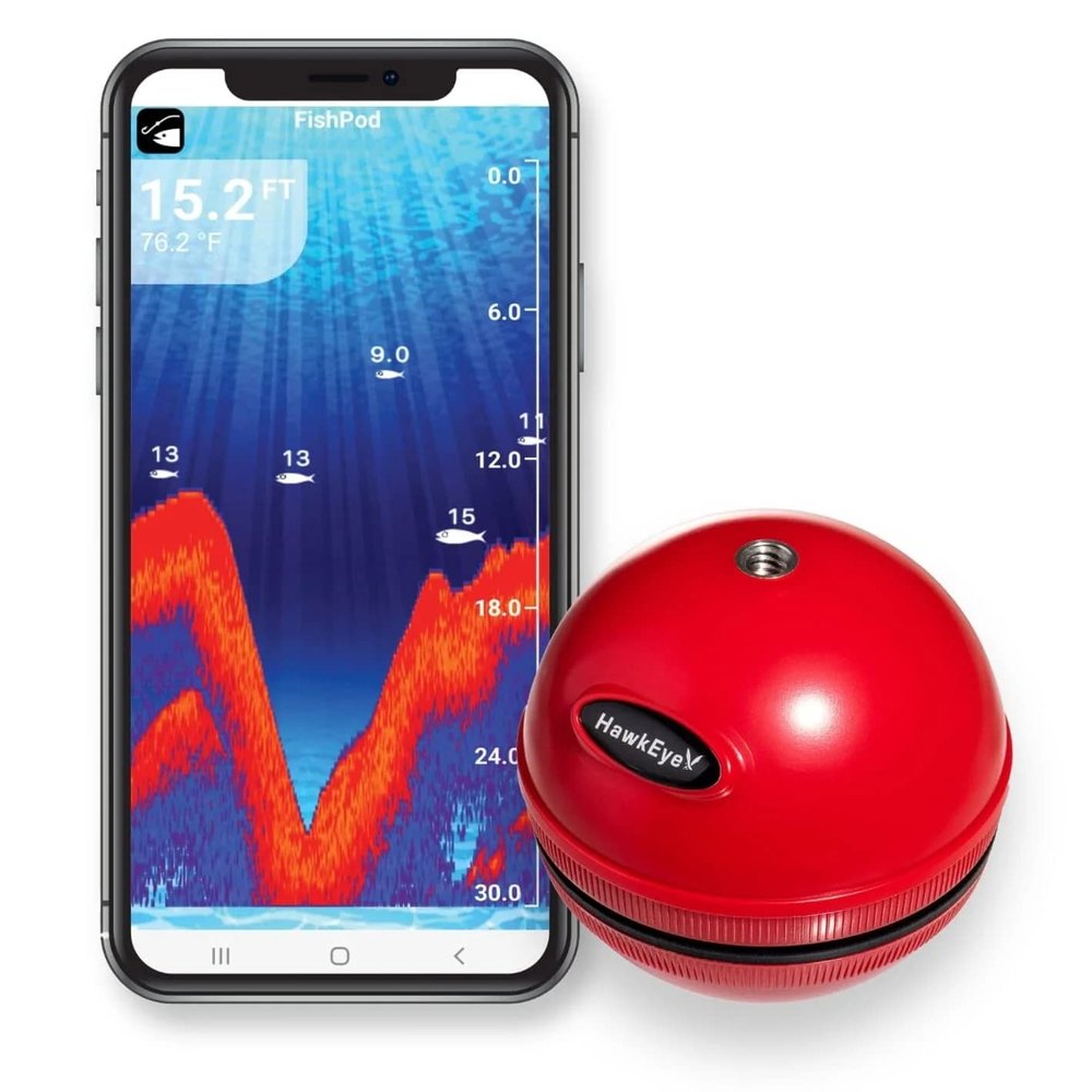 Hawkeye FishPod 5X Bluetooth Fishfinder