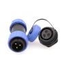 ZBLZGP SP21 3 Pin Connector Aviation Circular Quick Disconnect Male Cable Plug Female Panel Socket Circular Plastic Industrial Power 30A 12AWG for LED Outdoor Lighting view 1