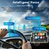1Din Car Radio Android Auto/CarPlay Mirror Link 6.2 inch Touch Screen Reverse Image Bluetooth FM USB Colourful Light+8LED Camera view 3