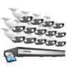 ZOSI 16CH 4K Spotlight PoE Home Security Camera System,14pcs 4K Spotlight PoE IP Cameras,16CH 8MP NVR with 4TB HDD,Night Vision,2-Way Audio,Motion Detection,Sound&Light Alerts,for 24/7 Recording view 1