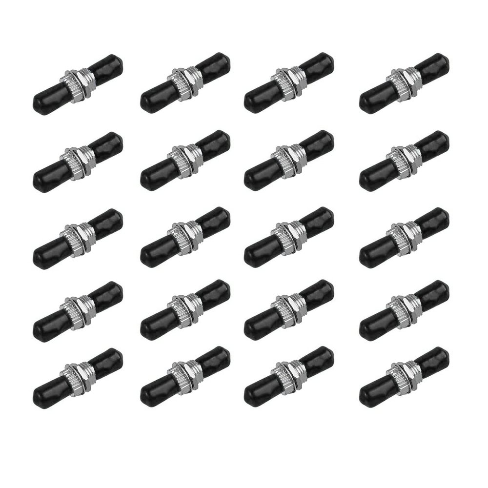 Duogalia 20 Pack Fiber Optical Coupler ST Fiber Optical Cable Barrel Connector ST to ST Bulkhead Fiber Coupler Simplex Singlemode
