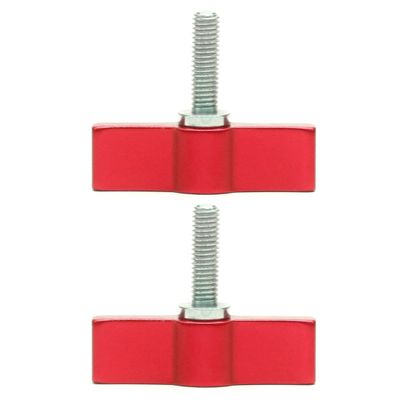 FEICHAO 2pcs M4 M5 M6 Handle Tight Lock Adjustable Wrench Screws Compatible with GoPro A7C SLR Camera Photography Accessory Connection (M5*17,Red)