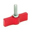 FEICHAO 2pcs M4 M5 M6 Handle Tight Lock Adjustable Wrench Screws Compatible with GoPro A7C SLR Camera Photography Accessory Connection (M5*17,Red) view 4