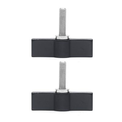 FEICHAO 2pcs M4 M5 M6 Handle Tight Lock Adjustable Wrench Screws Compatible with GoPro A7C SLR Camera Photography Accessory Connection (M5*17,Black)