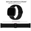 10 Pack for Fitbit Versa 3 Bands/Fitbit Versa 4 Band/Fitbit Sense Bands for Men Women, Adjustable Stretchy Solo Loop Elastic Nylon Sport Strap for SmartWatch Replacement view 2