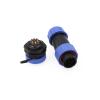 ZBLZGP SP21 9 Pin Back Nut Welding Electric Waterproof Connector Male and Female Panel Mount Plug Socket Aviation Circular Power Cable Wire Connector view 2