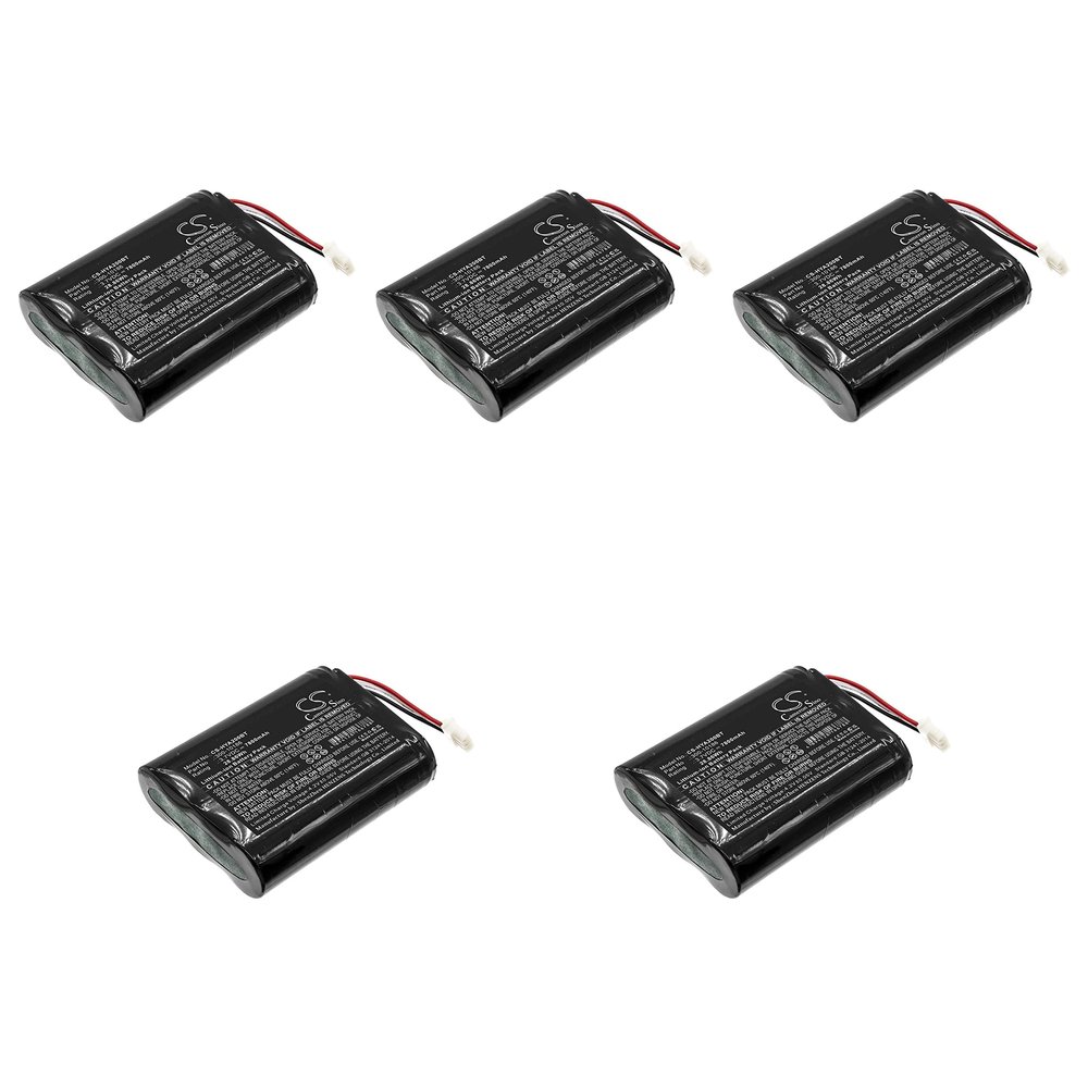 Flujoy 5 Pcs 7800mAh/3.7V Replacement Battery for ADT Command Smart Security Panel ADT7AIO ADT5AIO