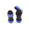 ZBLZGP SP21 5 Pin Solder Terminals Connector Threaded Coupling 21mm Male Female Plug in-line Cable Socket SP2110 SP2111 Waterproof Wire Connector view 2