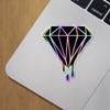 Holographic Decal Stickers of Holodiamond Drip Dripping Diamond Drip Diamond Premium Waterproof Vinyl Decal Stickers for Laptop Phone Accessory Helmet Car Window Mug Tuber Cup Door Wa ANDVER3914061HO view 2