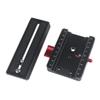 FEICHAO Quick Release Plate Base Adapter with 1/4'' 3/8'' Screw Hole for DSLR Camera Photography Tripod Accessories view 1