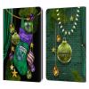 Head Case Designs Officially Licensed Harry Potter Slytherin Christmas Ornaments Leather Wallet Case Compatible with Kindle Paperwhite 1/2 / 3 view 1