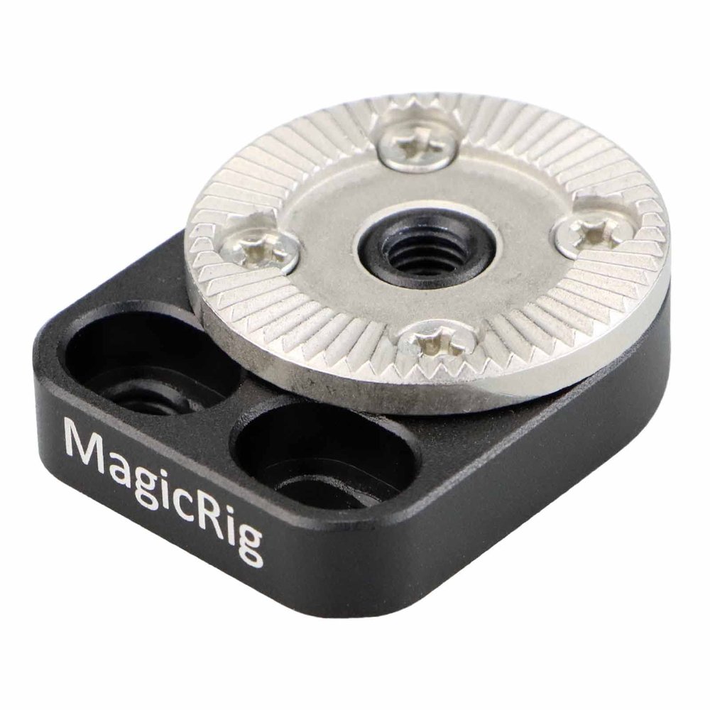 MAGICRIG Rosette Adapter with M6 Thread Rosette Mount Applicable for ARRI Standard, for Camera Cage, Rosette Handle, Wooden Side Handle