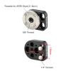 MAGICRIG Rosette Adapter with M6 Thread Rosette Mount Applicable for ARRI Standard, for Camera Cage, Rosette Handle, Wooden Side Handle view 3
