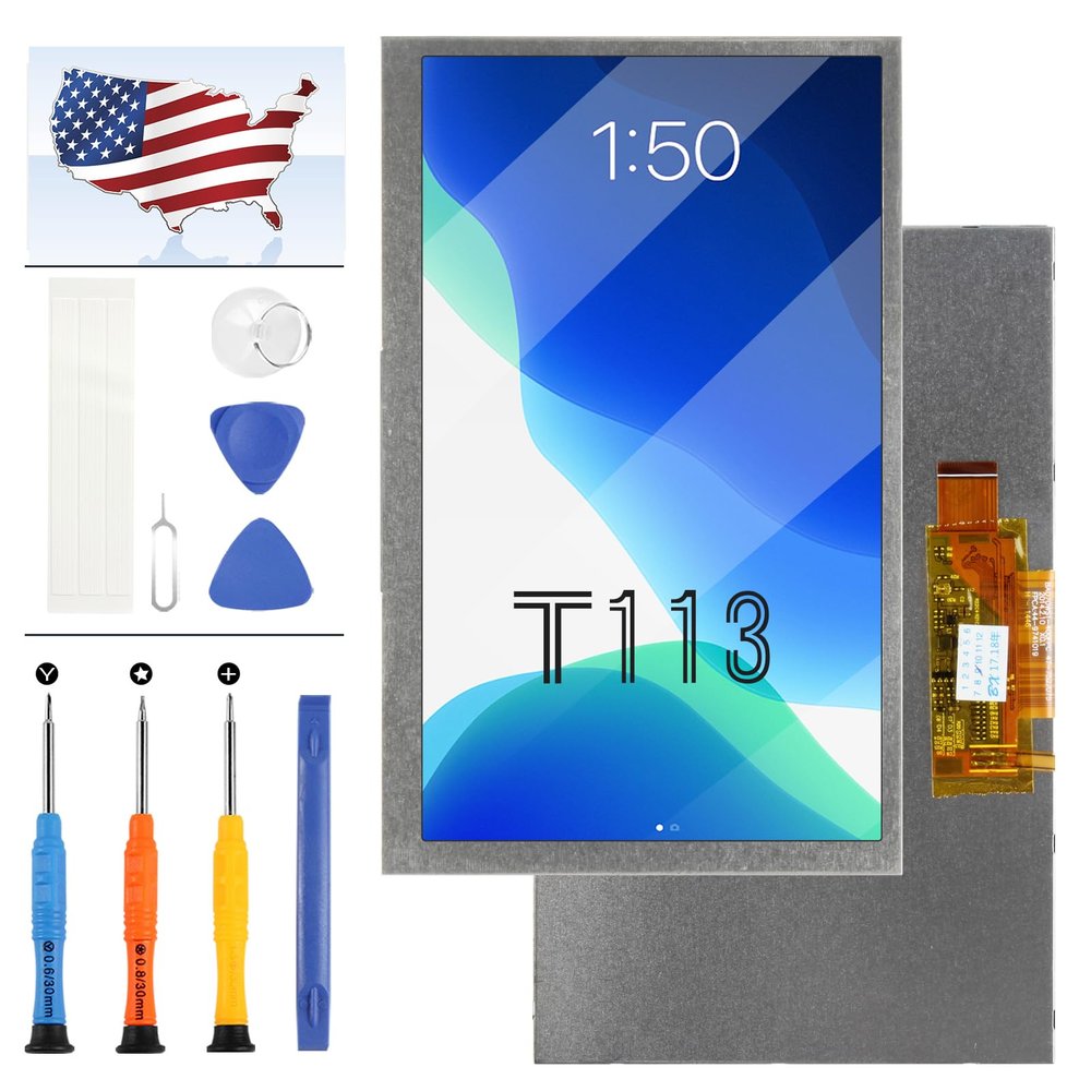 for Samsung Galaxy Tab 3 Lite T113 T110 T111 T116 T114 7.0 LCD Screen Replacement for SM-T110 SM-T111 SM-T113 SM-T114 SM-T116 LCD Display Matrix Repair Kit (Not Touch Digitizer)