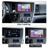 ZEARLY 9 Inch Android Car Stereo Radio GPS Navigation for Toyota Sienna 2016-2018 Multimedia Player, Car in-Dash Head Unit Support Mirror Link/Carplay/Steering Wheel Control,M400s view 2