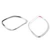 GZYF LIRU 2pcs Chrome Motorcycle Tri-Line Speaker Grills Front Fairing Speaker Cover Plastic for Harley Davidson 2015-2018 Road Glide Touring view 4