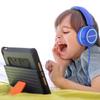 IMYB Kids Headphones, V1 Wired Stereo Foldable Tangle-Free 3.5mm Adjustable On-Ear Headphones for Kids for School/Toddlers/Childrens/Teens/Boys/Girls/Ipad/Tablet/Kindle/Phones/Travel/Plane (Blue) view 2