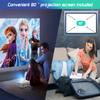 TMY Projector with WiFi and Bluetooth80" screen includedNative 1080P Outdoor Projector, 4K Supported Portable Projector, Compatible with iOS/Android/PC/TV Stick/HDMI/USB, Indoor Outdoor Use view 4