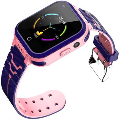 4G Kids Watch for Toddler w GPS Tracker, Phone Watch w Video Chat 3-Way Calling SOS WiFi w SIM Slot Camera Smart Watches for Girls Boys Age 3-15 Years Christmas New Year Gift (t3 Pink)