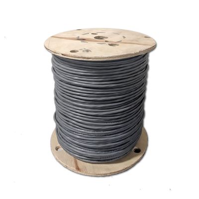 Cable Central LLC Shielded Security/Alarm Wire, Gray, 18/4 (18AWG 4 Conductor), Stranded, CM/Inwall Rated, Spool, 1000 Feet