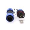 ZBLZGP SP21 2pin Panel Waterproof Connector Cable Wire Plug Panel Mount Socket Industrial Threaded Aviation 2 Screws Solar Electrical Circular Cable Connector Panel Mount 21mm view 2