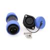 ZBLZGP SP21 2pin Panel Waterproof Connector Cable Wire Plug Panel Mount Socket Industrial Threaded Aviation 2 Screws Solar Electrical Circular Cable Connector Panel Mount 21mm view 3