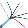 Cable Central LLC Shielded Security/Alarm Wire, Gray, 18/6 (18AWG 6 Conductor), Stranded, CM/Inwall Rated, Spool, 1000 Feet view 1