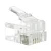 Cable Central LLC Phone/Data RJ12 Crimp Connectors for Flat Wire, 6P6C, 50 Pieces view 2