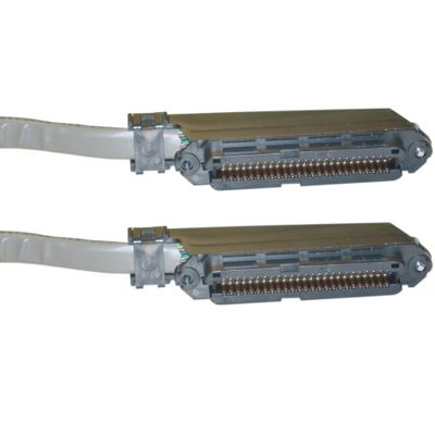 Cable Central LLC Cat 3 Telco Trunk Cable, Centronics 50 (CN50) Female, 25 Twisted Pairs, 90 Degree Orientation, 25 Feet