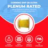 Cable Central LLC Plenum 12 Strand Indoor Distribution Fiber Optic Cable, OS2 9/125 Singlemode, Corning SMF-28 Ultra, Yellow, Spool, 1000 Feet view 3
