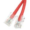 Cable Central LLC Cat5e Red Copper Ethernet Patch Cable, Bootless, POE Compliant, 7 Feet view 1