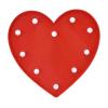 Cyrank Light Up Letters, Heart Marquee Light Decorative Lighted Letter Battery Powered Led Marquee Letters Heart Shaped LED Sign Marquee Light Sign Wall Dcor Letters Sign(Red) view 1