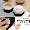 Mokylor 12 Pack Macaron Mobile Phone Screen Wipes, Portable Mini Macaron Cleaning Cloth Lens Wipe Glasses with Portable Keychain, Brush Key Pendant for Computer Phone Screen Glasses Cleaner view 4
