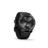 Garmin vvomove Trend, Stylish Hybrid Smartwatch, Long-Lasting Battery Life, Dynamic Watch Hands and Touchscreen Display, Black view 1
