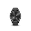Garmin vvomove Trend, Stylish Hybrid Smartwatch, Long-Lasting Battery Life, Dynamic Watch Hands and Touchscreen Display, Black view 2