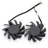 2pcs/lot PLA07010S12HH 12V 0.50A 65mm for MSI R5770 N450GTS Hawk Graphics Card Cooling Fan 4Pin 4Wire view 1