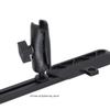 IAG I-Line Full Length Dash Mount Rail System (w/Accessory Ball Mount) for Ford Bronco 2021+ 2/4 Door (Not Sport) view 3