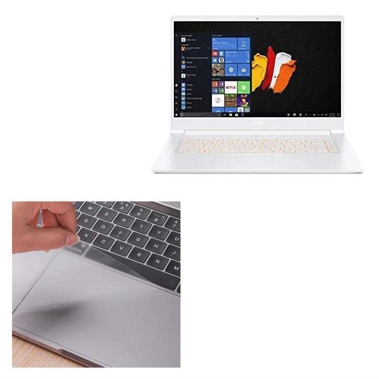 BoxWave Touchpad Protector Compatible with Acer ConceptD 5 (CN515-51) - ClearTouch for Touchpad (2-Pack), Pad Protector Shield Cover Film Skin