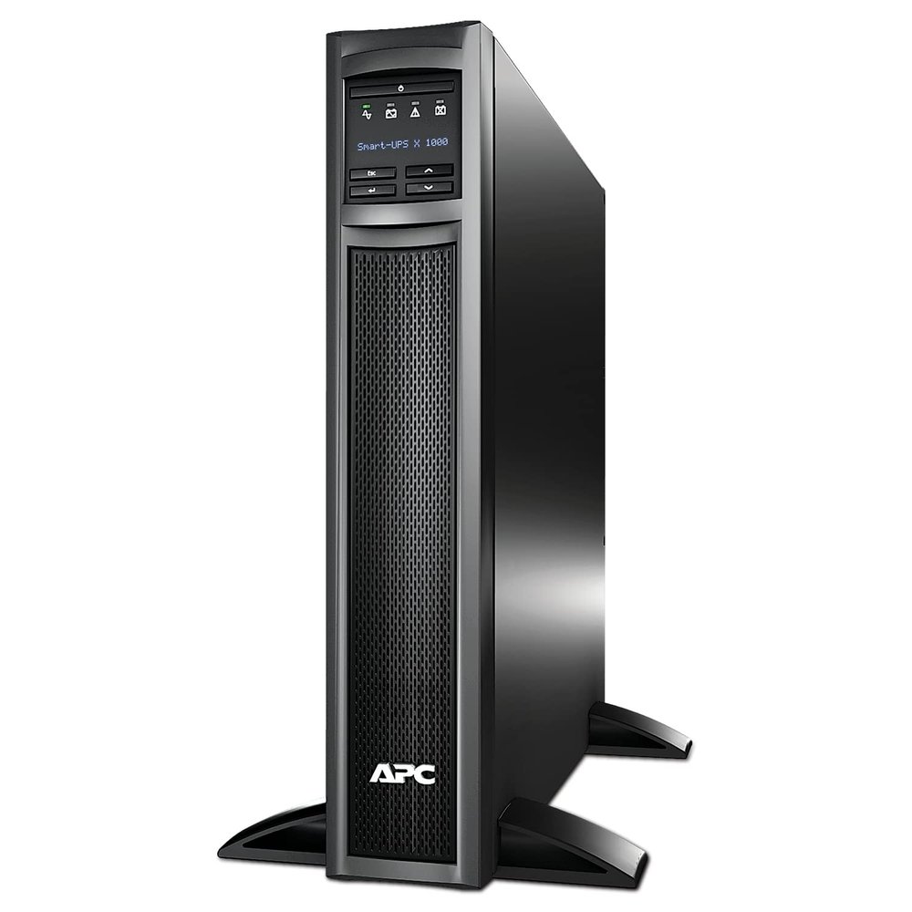 APC Network UPS, 1000VA Smart-UPS Sine Wave UPS with Extended Run Option, SMX1000CNC, Network Management Card, 2U Rackmount/Tower Convertible, Line-Interactive, 120V