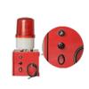 ATO Alarm Siren, AC 120V Audible and Visual Alarm, Adjustable 106-120dB for Security Alarm System (120V AC) view 3