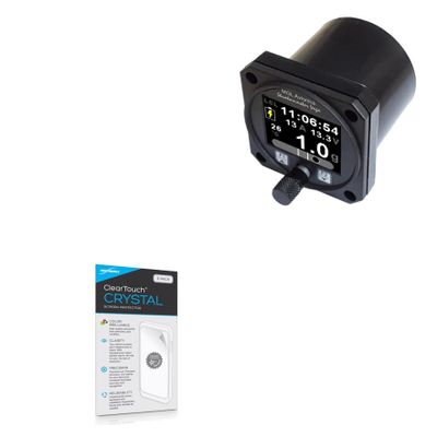 BoxWave Screen Protector Compatible with MGL Avionics INFO-1 - ClearTouch Crystal (2-Pack), HD Film Skin - Shields from Scratches