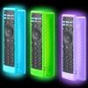 3 Pack Cover for Vizio Remote, Compatible with Vizio Remote Case XRT136 / XRT140 D Series Universal Smart TV Control Replacement Silicone Skin Sleeve Glow in The Dark view 1