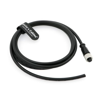 Alvin's Cables Ethernet Cable M12 A-Code 4 Pin Female Aviation Connector Electrical Cable for Industrial Network Sensor 2M| 6.5Ft
