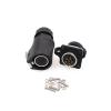 ZBLZGP LP20 6 Pin Industrial Bulkhead Power Connector Female Cable Plug Male Panel Mount Socket Quick Connect 15 Amp for Outdoor Electrical Equipment view 2
